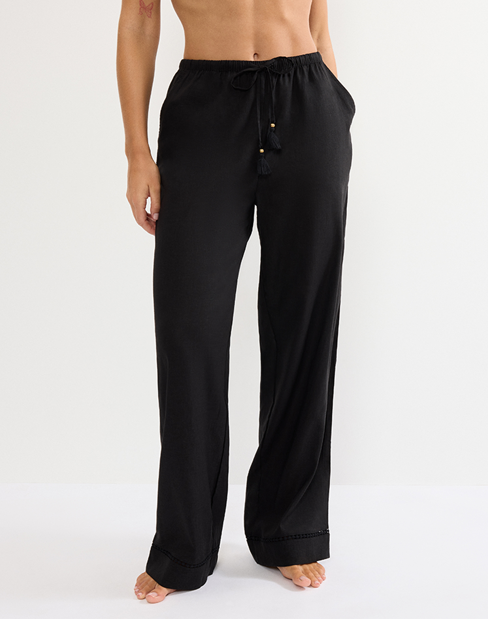 Triumph TRIUMPH Summer Wear Trousers 01 10227239-0004 Black