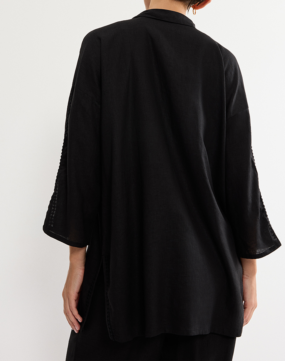 TRIUMPH Summer Wear Boyfriend Shirt 01 10227228-0004 Black φωτογραφία