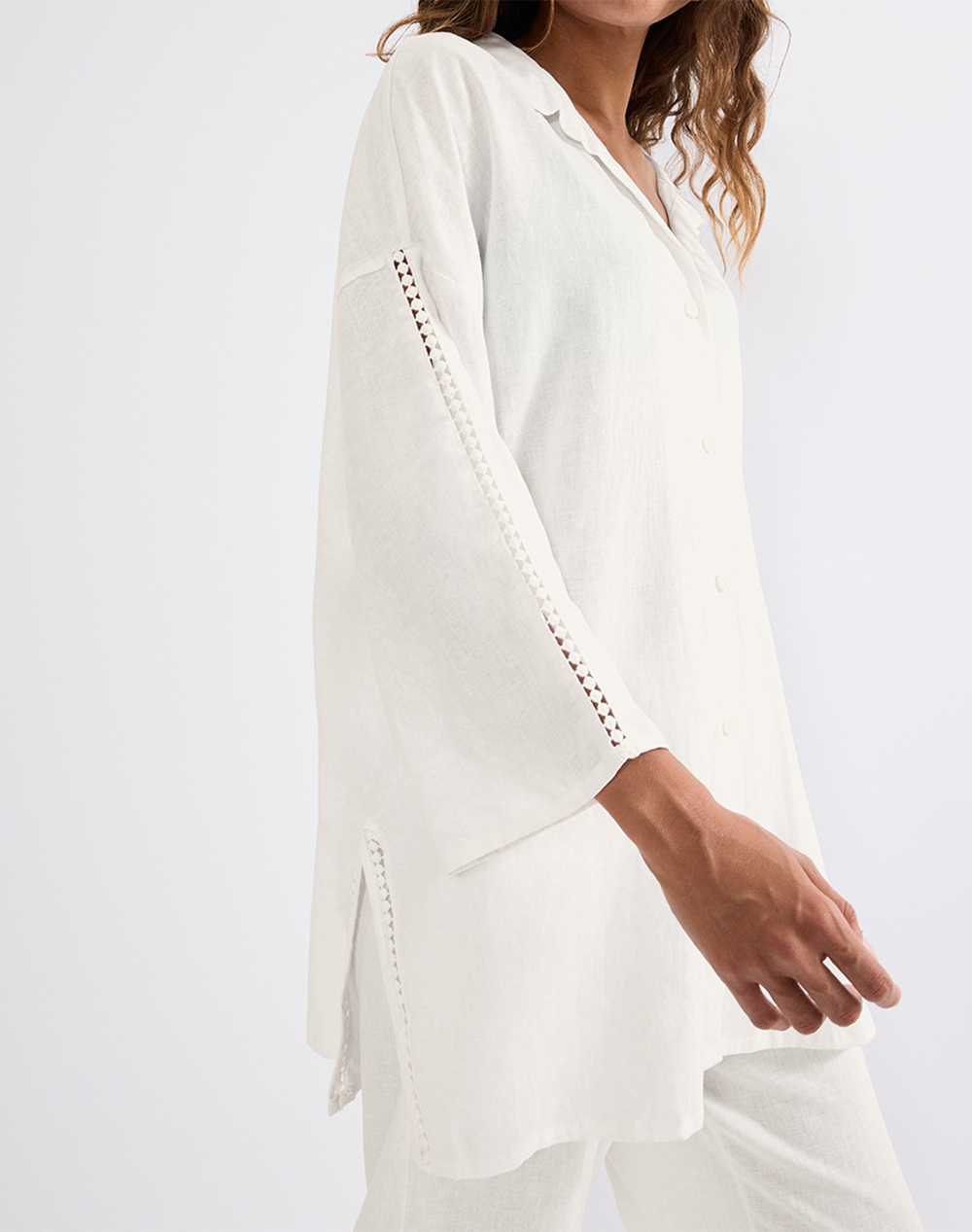TRIUMPH Summer Wear Boyfriend Shirt 01 10227228-00GZ OffWhite φωτογραφία