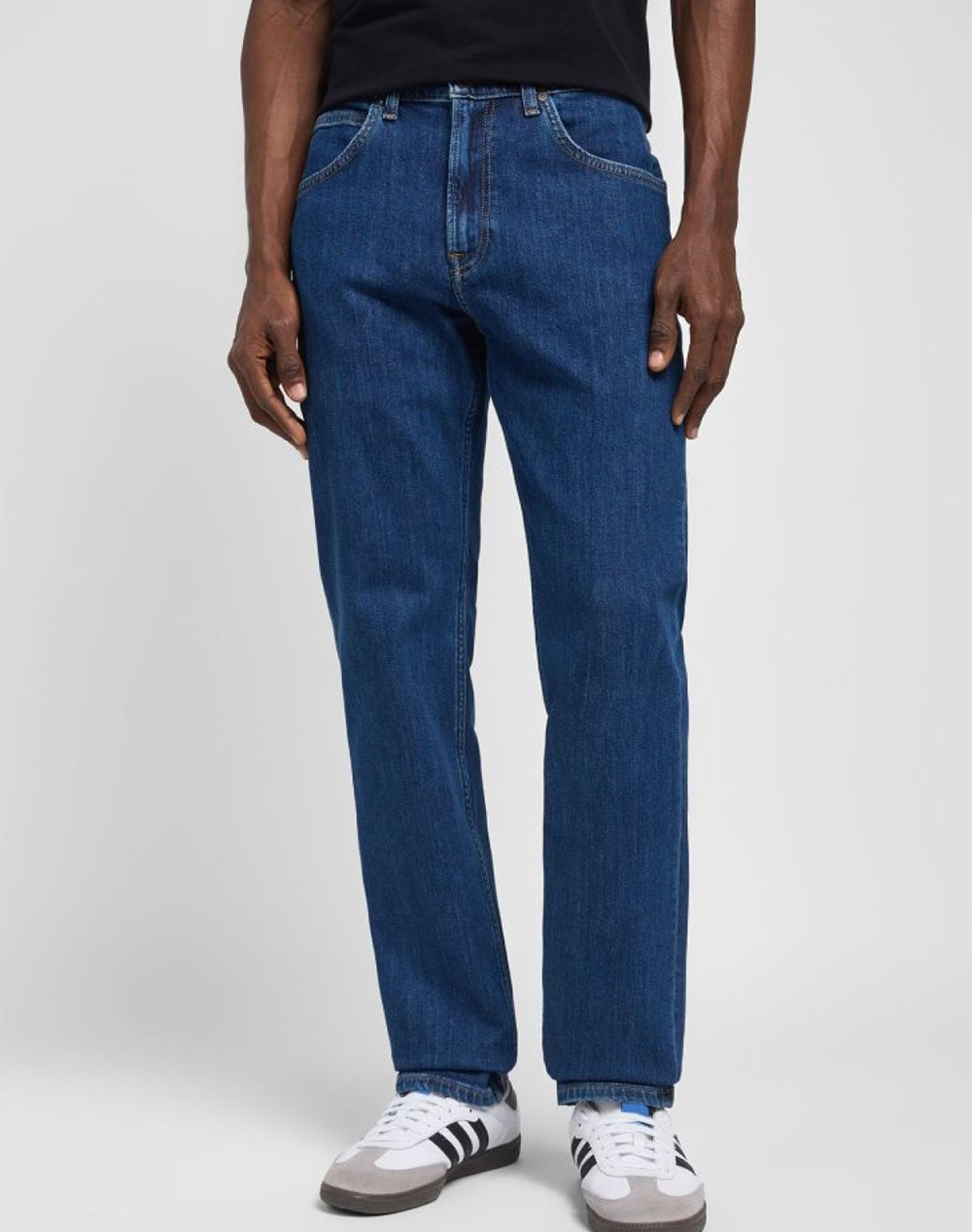 LEE BROOKLYN 112140128-DARK STONEWASH DenimBlue