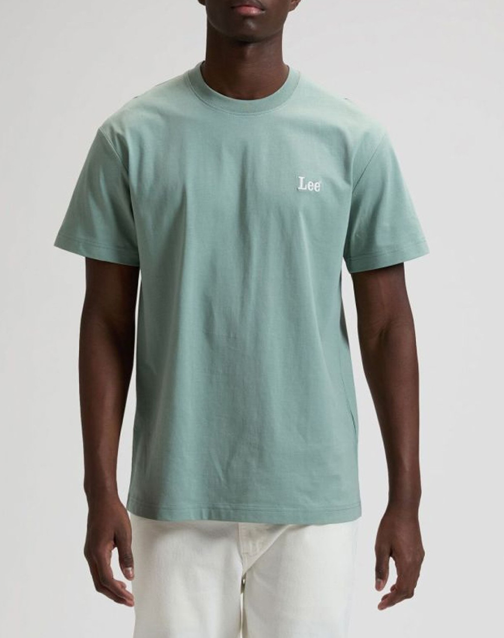 LEE SS SMALL LOGO TEE 112376467-Desert Sage LightGreen