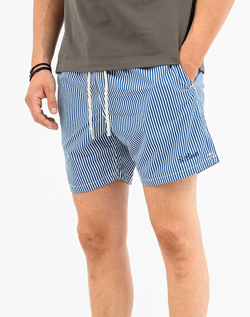 MC2 SYROS-SWIMSHORT-STRIPES S NEW 61 EMB SYR0001-04068L-04068L LightBlue