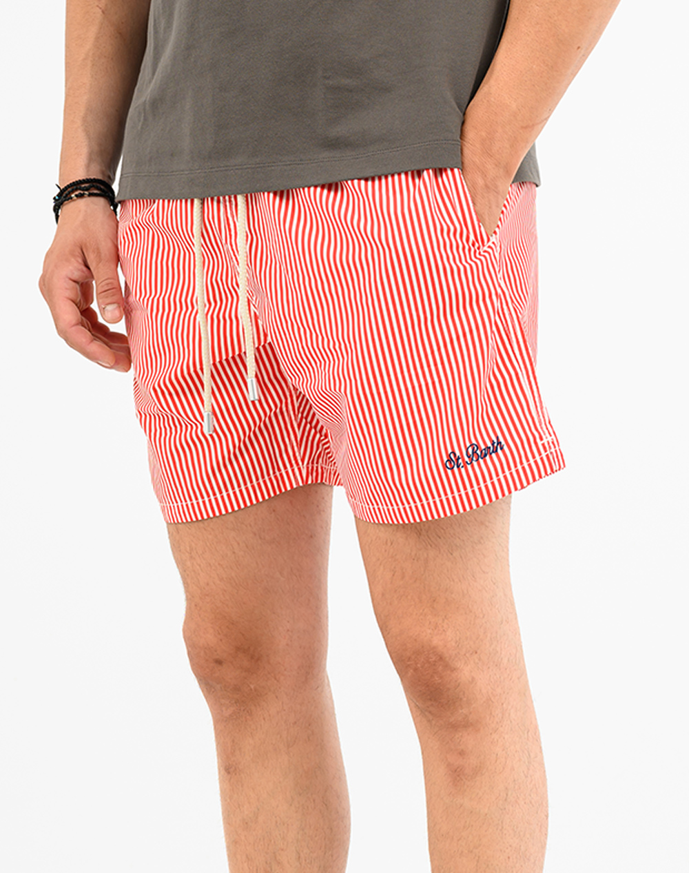 MC2 SYROS-SWIMSHORT-STRIPES S NEW 41 EMB SYR0001-04067L-04067L Multi