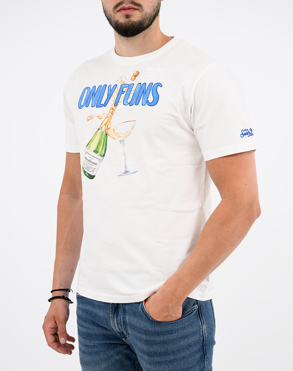 MC2 DENVER-T-SHIRT-ONLY FUNS 01N DNV0002-04284L-04284L White φωτογραφία
