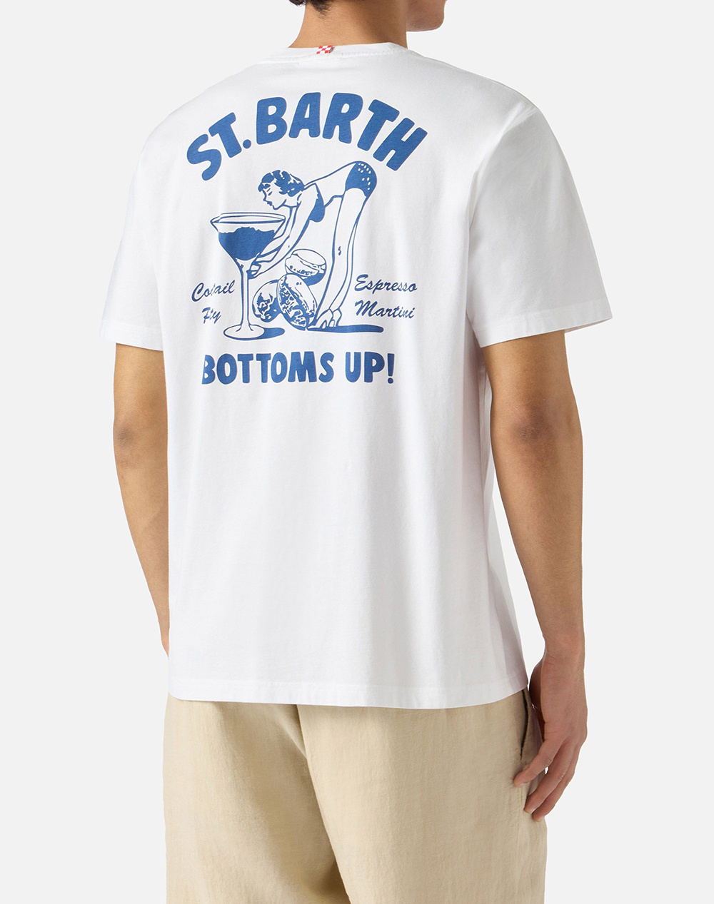 MC2 PORTLAND-T-SHIRT-ST BARTH ESPRESSO 01N PRL0002-04253L-04253L White φωτογραφία