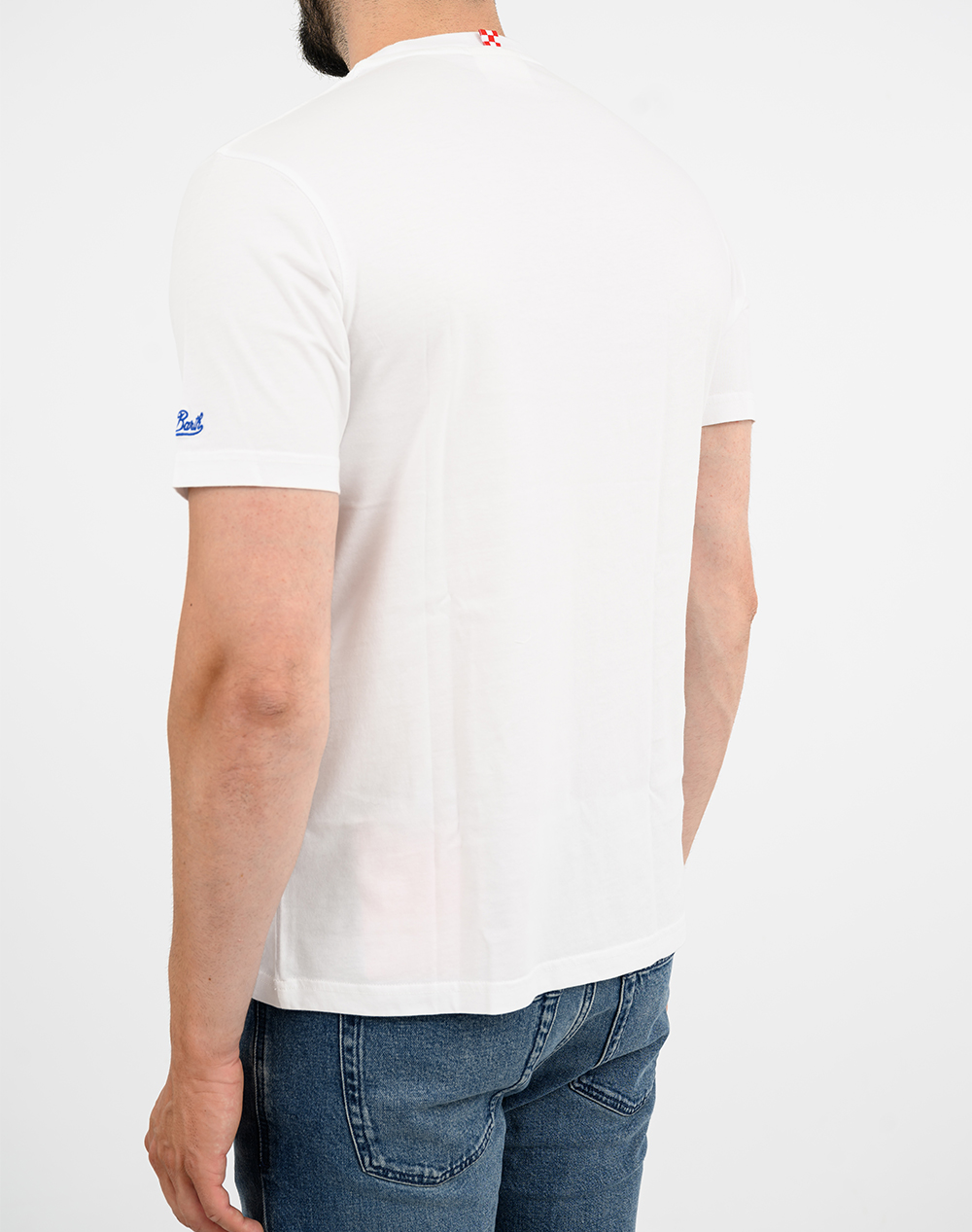 MC2 PORTOFINO-T-SHIRT-MONEY TEQUILA 01N EMB POT0001-01994L-01994L White φωτογραφία