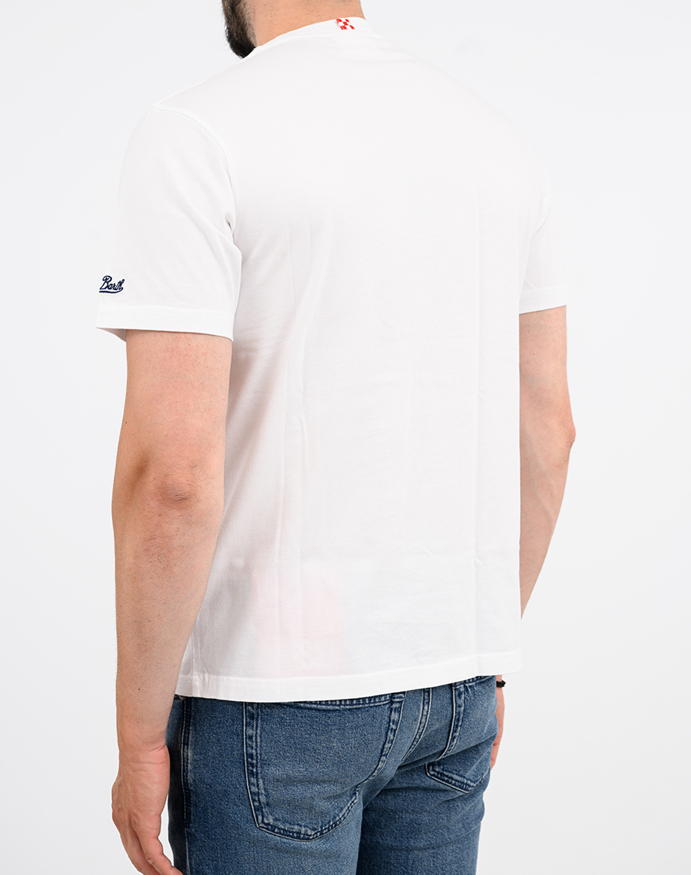 MC2 PORTOFINO-T-SHIRT-OVERDRINK 01N EMB POT0001-04466L-04466L White φωτογραφία