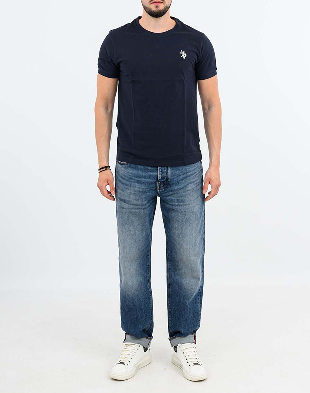 Us Polo Assn Bren 000272 Chl4 Pack Of 50 Tshirt Ss Ανδρικό Us43154006P50-177 Darkblue ανδρικά ρούχα μπλούζες T-Shirt Politikos Shop Πολιτικός