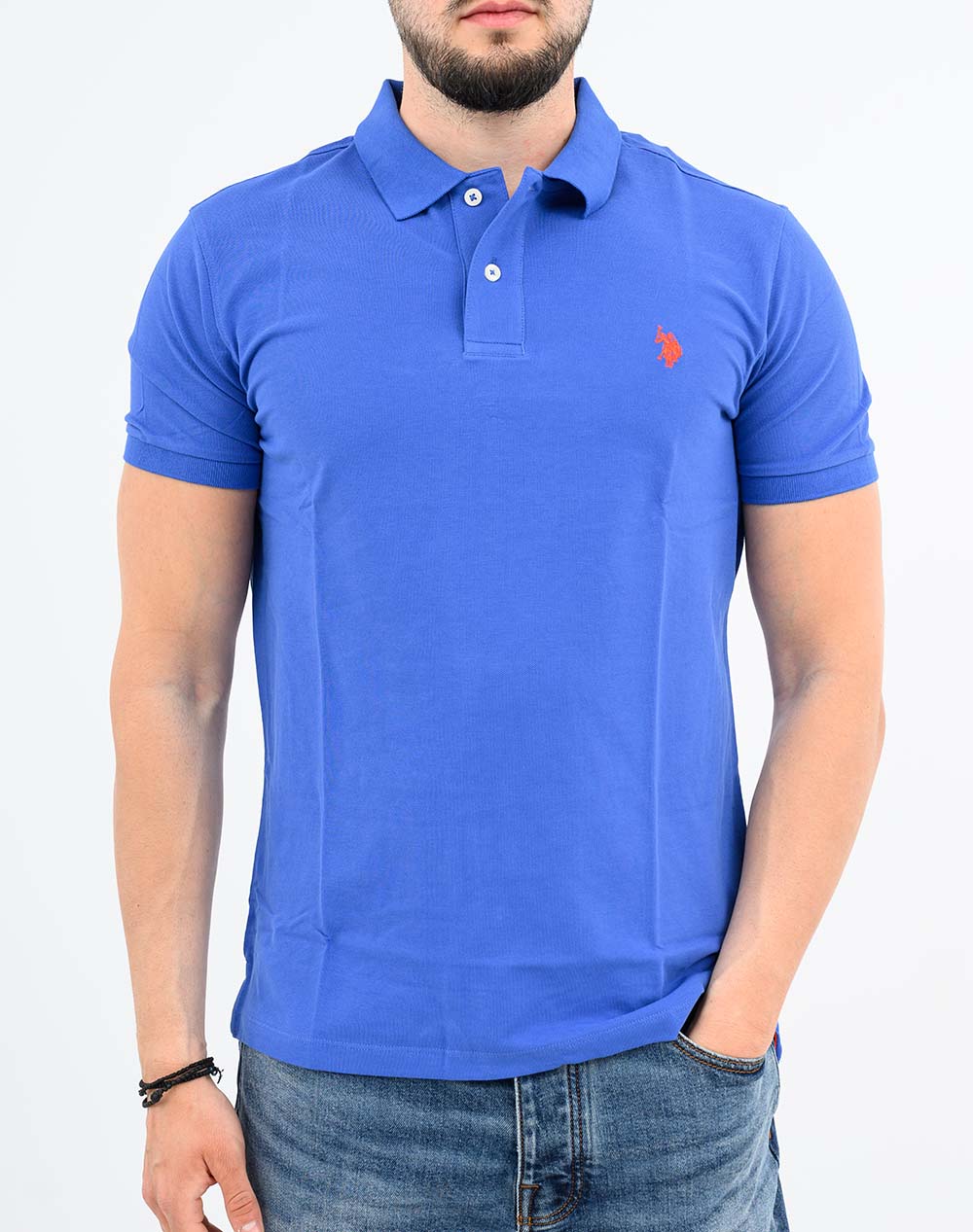 Us Polo Assn King 000147 Ehpd Pack Of 400 Uspa Basic Ss Μπλούζα Ανδρικό Us43197036P400-137 Blue ανδρικά ρούχα μπλούζες Politikos Shop Πολιτικός