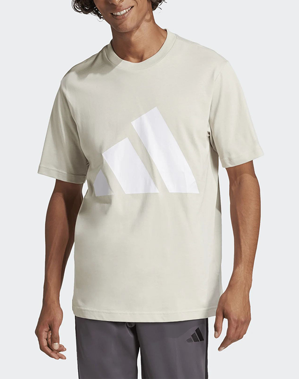 ADIDAS M BL SJ T JE8933-WONALU/WHITE Ecru