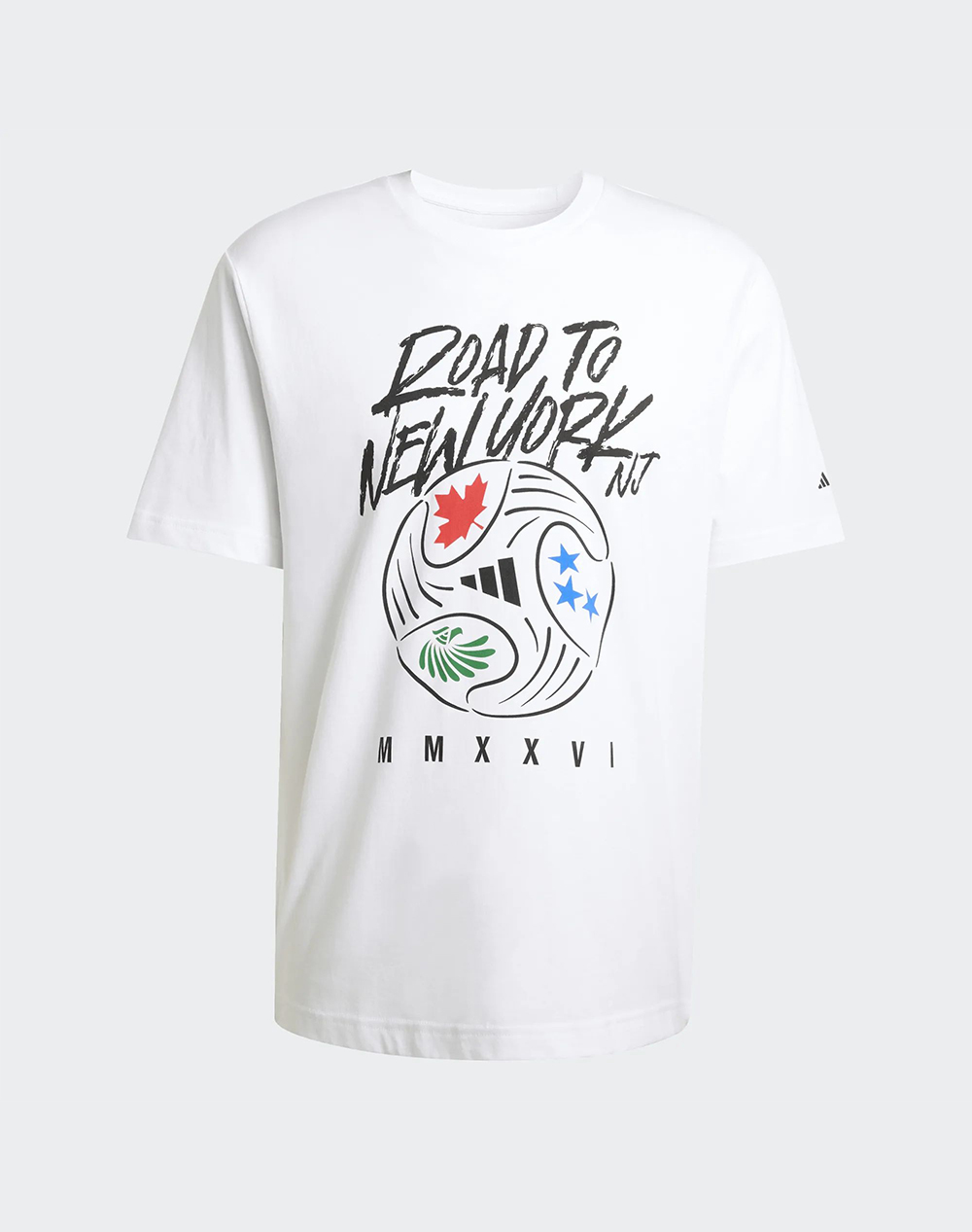 Adidas M Ftb Wc Ball T Kb2535-White White ανδρικά ρούχα μπλούζες T-Shirt Politikos Shop Πολιτικός