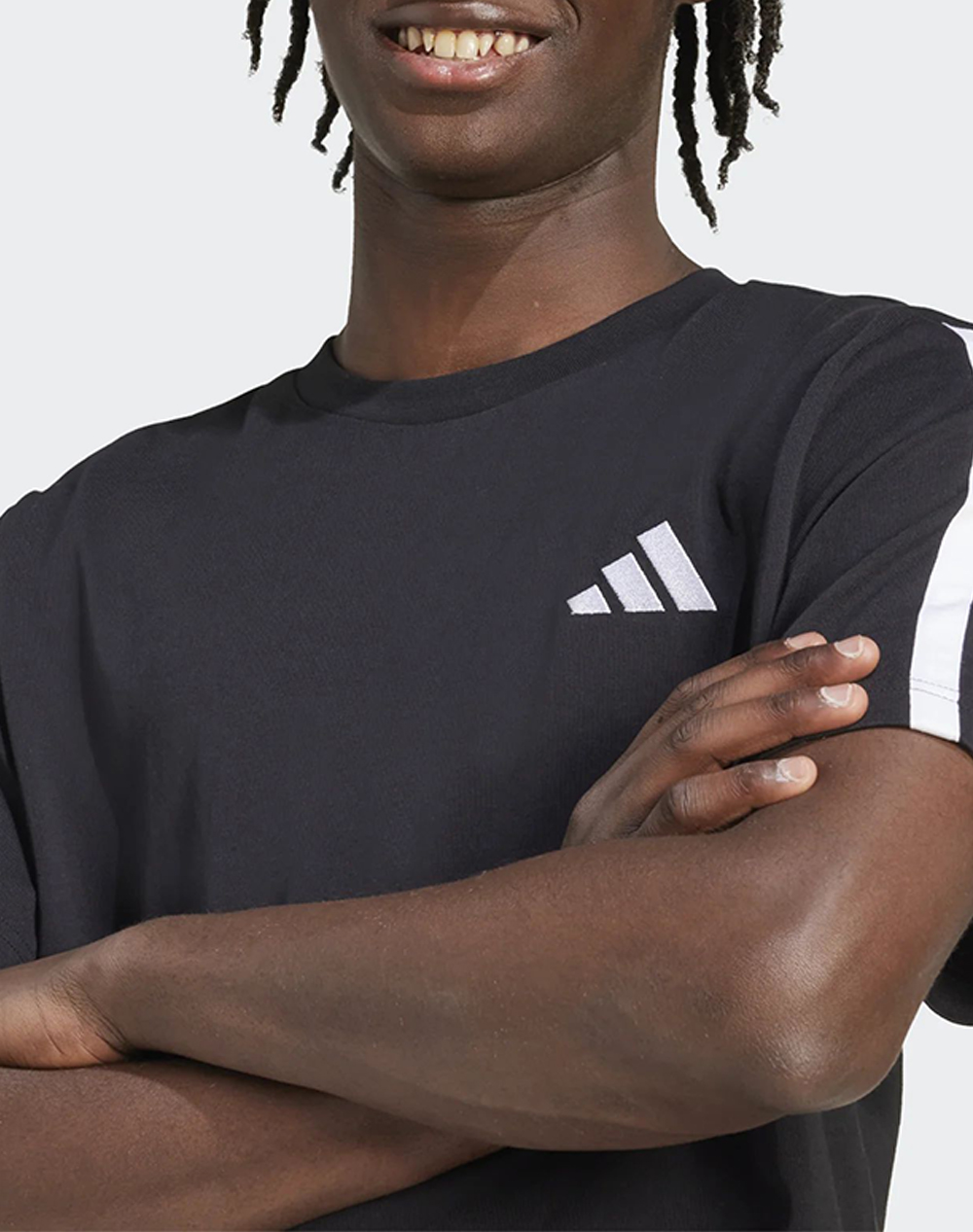 Adidas M 3S Sj T Jv6783-Black Black ανδρικά ρούχα μπλούζες T-Shirt Politikos Shop Πολιτικός