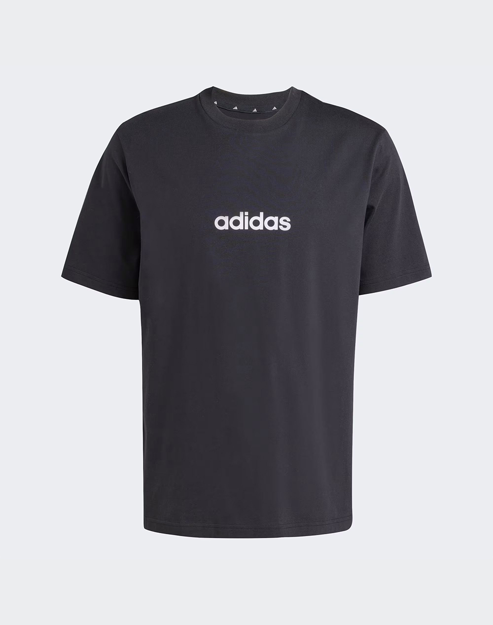 Adidas M Lin Sj T Je8993-Black Black ανδρικά ρούχα μπλούζες T-Shirt Politikos Shop Πολιτικός