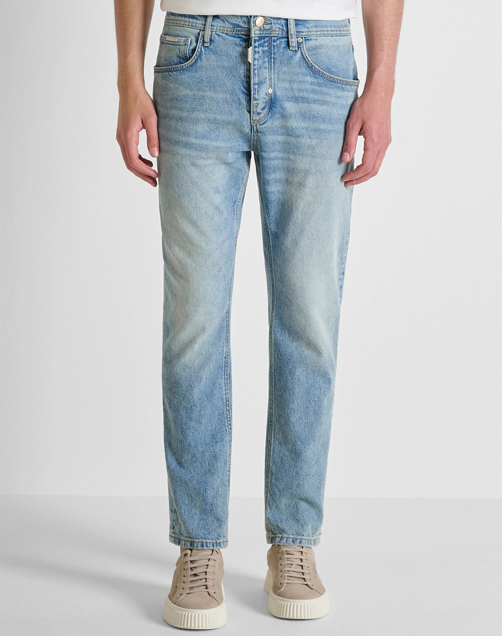 ANTONY MORATO PRE MMDT00299FA750624 JEANS JIMI SLIM CROPPED FIT IN RIGID DEEP SKY DENIM ΠΑΝΤΕΛΟΝΙ ΑΝΔΡΙΚΟ DT29975624W2234-7010 DenimLightBlue