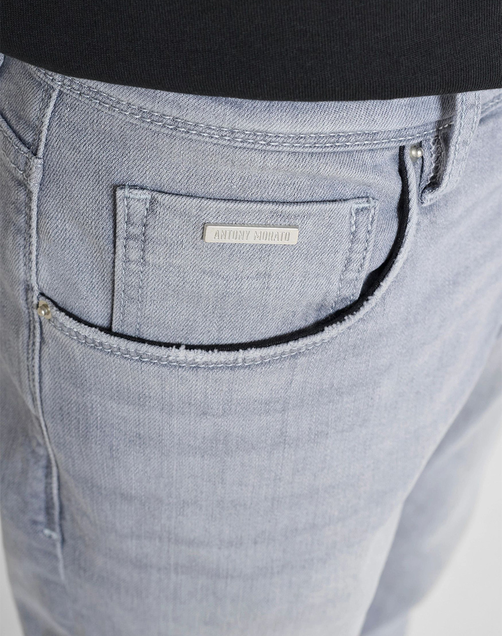 Antony Morato Pre Mmdt00264Fa750640 Jeans Argon Slim Ankle Lenght Fit In Iconic Magic Grey Denim Παντελόνι Ανδρικό Dt26475640W2220-9001 Denimgray 