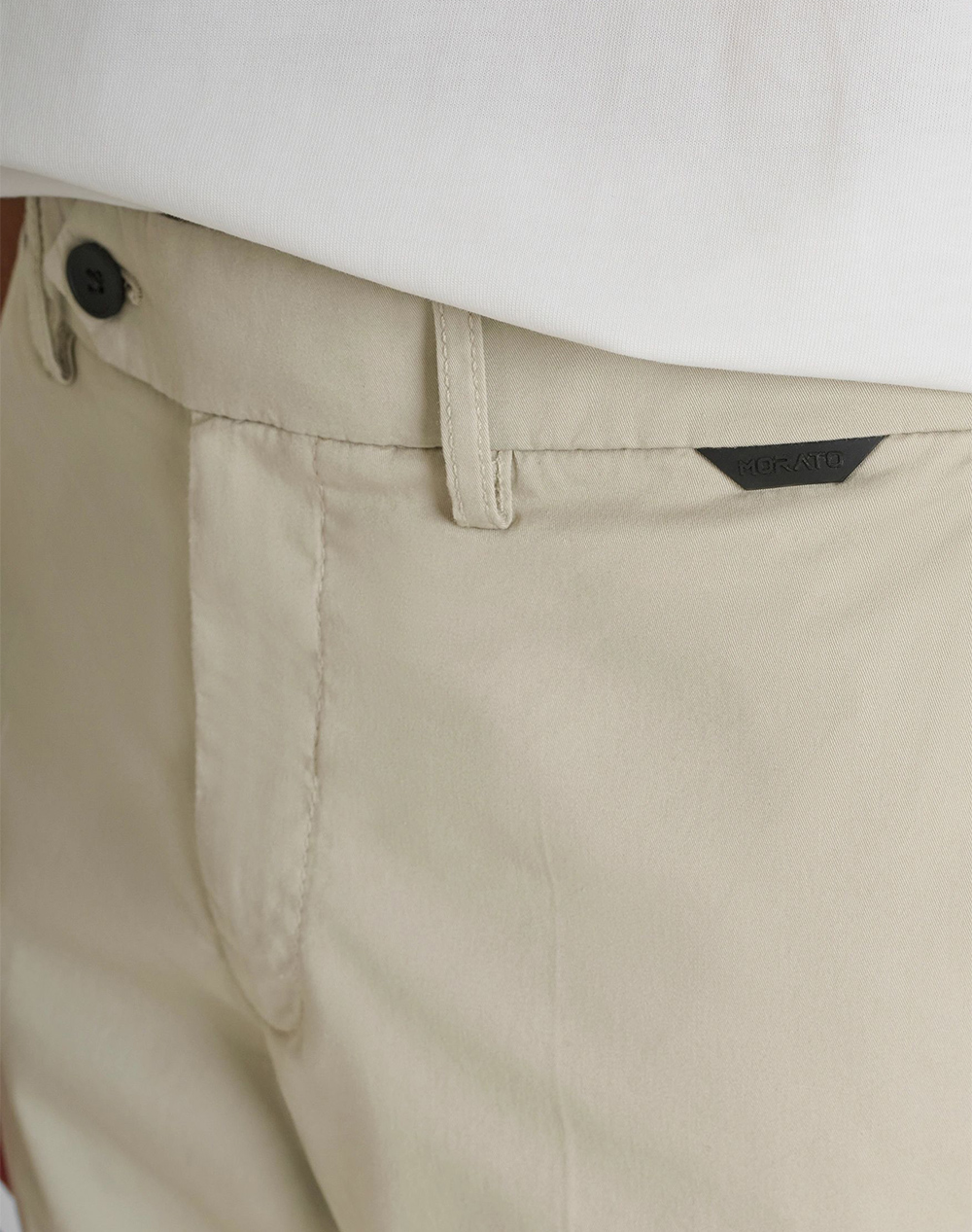 Antony Morato Mmtr00780Fa800197 Min Of 6 Trousers Mark Slim Fit In Stretch Twill Cotton Blend Fabric Παντελόνι Ανδρικό Tr00780Fa800197-2107 Cream 