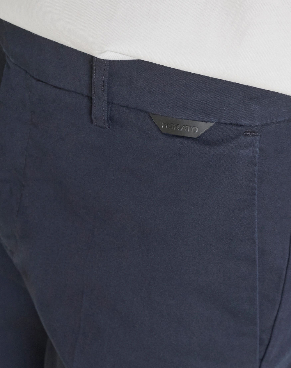 Antony Morato Mmsh00225Fa800197 Min Of 6 Shorts Mark Slim Fit In Stretch Twill Cotton Blend Fabric With Logoed Rubber Flag Σορτς Ανδρικό Sh00225Fa8001