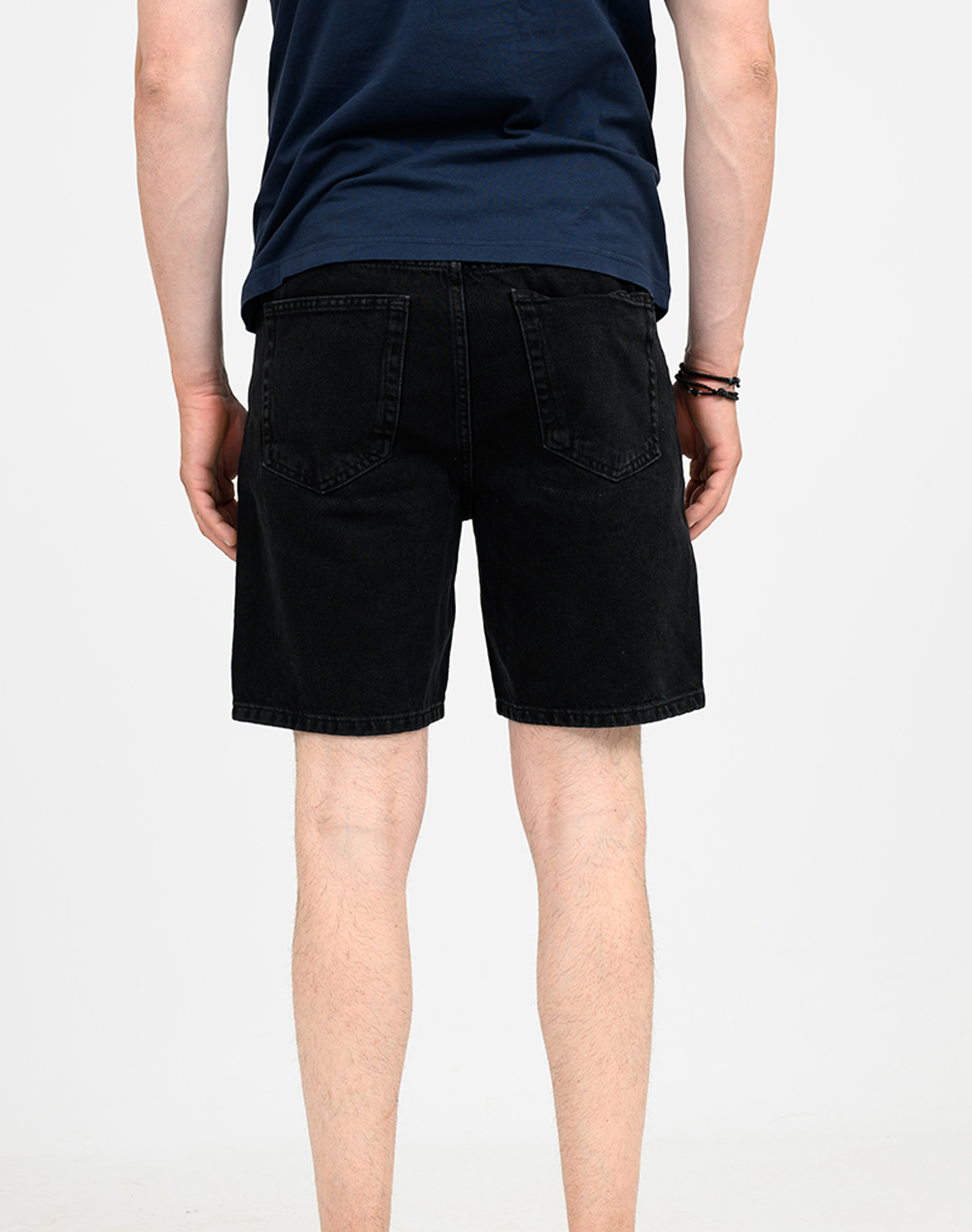 ANTONY MORATO MMDS00084FA7001431W02263 MIN OF 10 DENIM SHORT TOM REGULAR FIT IN RIGID BLACK-BLACK DENIM DENIM SHORT TOM REGULAR FIT IN RIGID BLACK-BLA φωτογραφία
