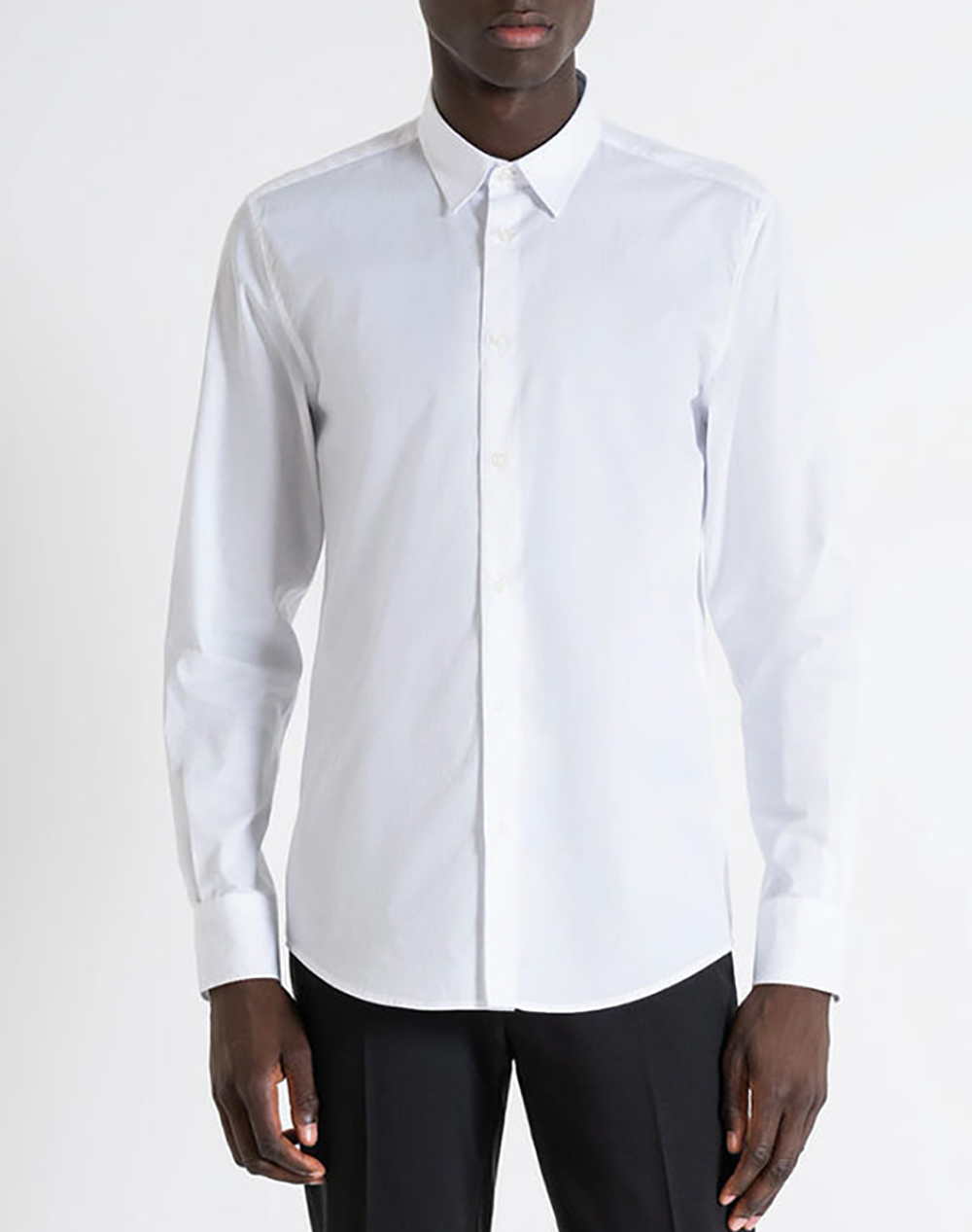 ANTONY MORATO MMSL00628FA440052 MIN OF 6 SHIRT NAPOLI SLIM FIT IN SOFT TOUCH JACQUARD COTTON ΠΟΥΚΑΜΙΣΟ ΑΝΔΡΙΚΟ SL00628FA440052-1000 White