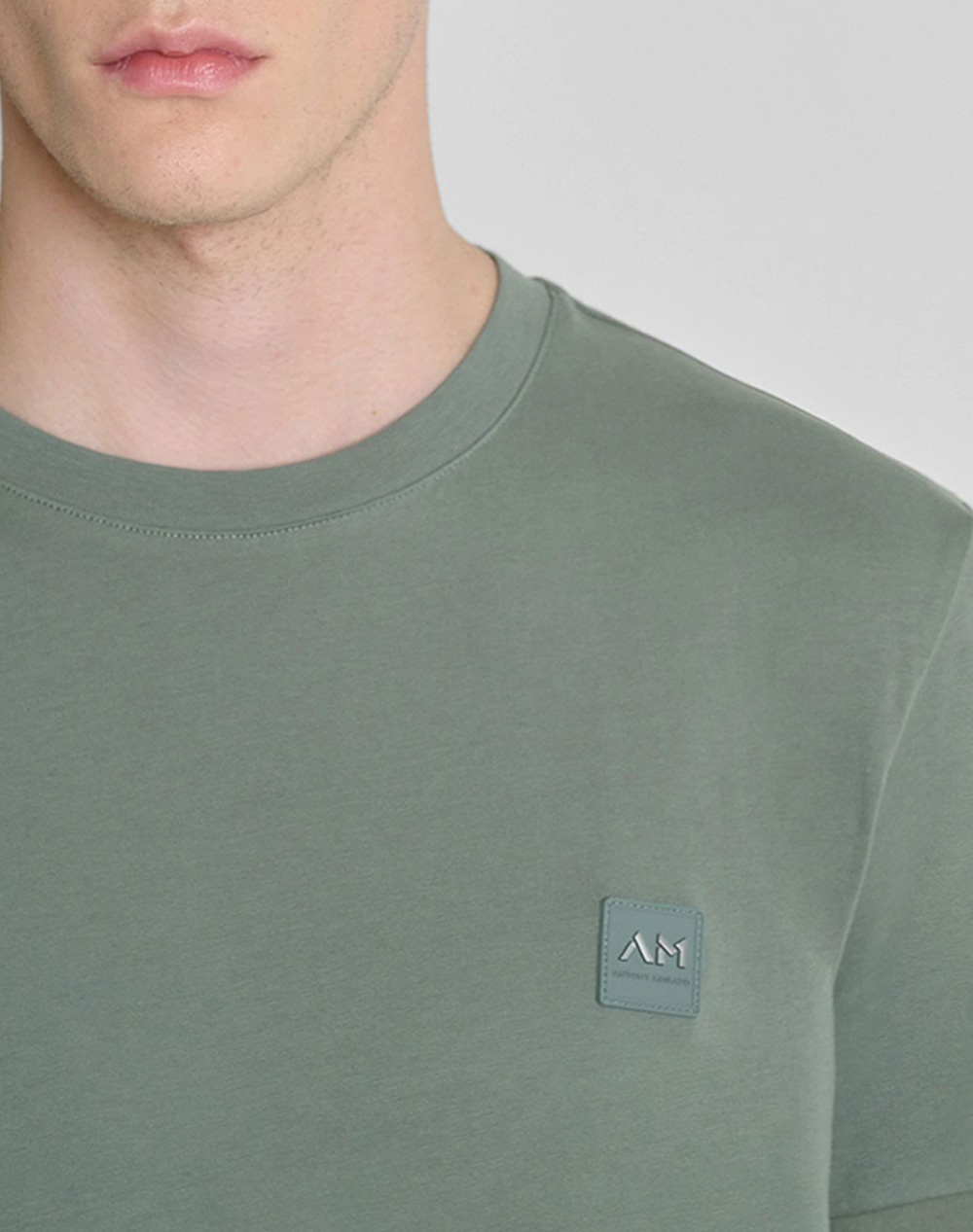 Antony Morato Mmks02641Fa100240 Min Of 6 T-Shirt Regular Fit Μπλούζα Ανδρικό Ks02641Fa100240-4095 Green ανδρικά ρούχα μπλούζες Politikos Shop 
