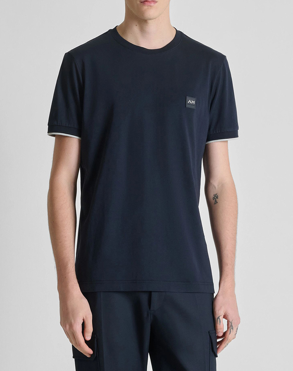 ANTONY MORATO MMKS02641FA100240 MIN OF 6 T-SHIRT REGULAR FIT ΜΠΛΟΥΖΑ ΑΝΔΡΙΚΟ KS02641FA100240-7139 NavyBlue