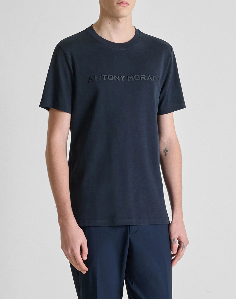 ANTONY MORATO MMKS02646FA100258 MIN OF 6 T-SHIRT REGULAR FIT ΜΠΛΟΥΖΑ ΑΝΔΡΙΚΟ KS02646FA100258-7139 NavyBlue