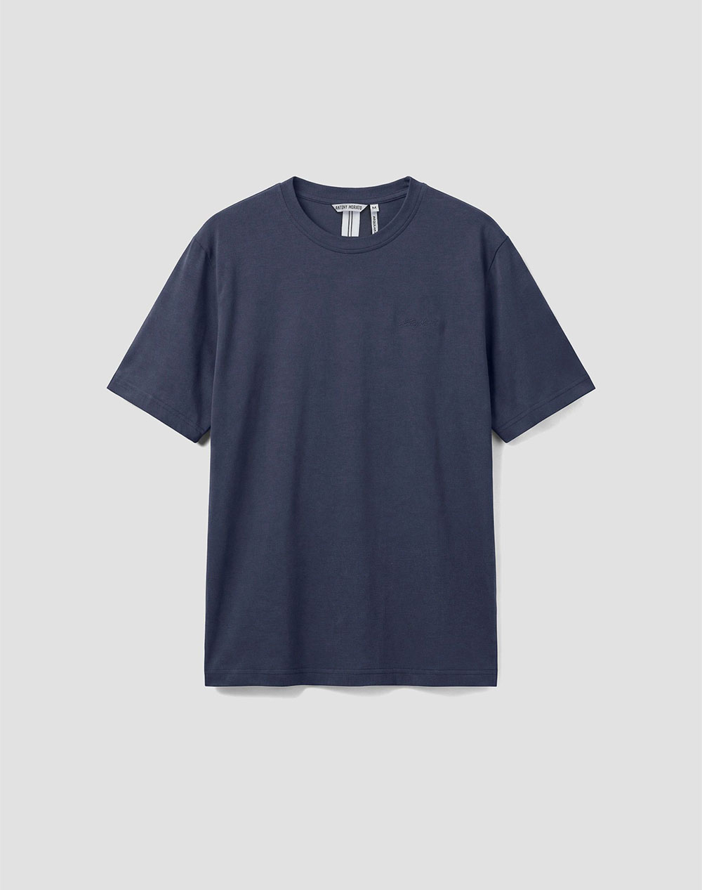 Antony Morato Mmks02662Fa100231 Min Of 6 T-Shirt Regular Fit In Cotton Viscose Blend Fabric With Rubber Injection Logo Print Μπλούζα Ανδρικό Ks02662Fa