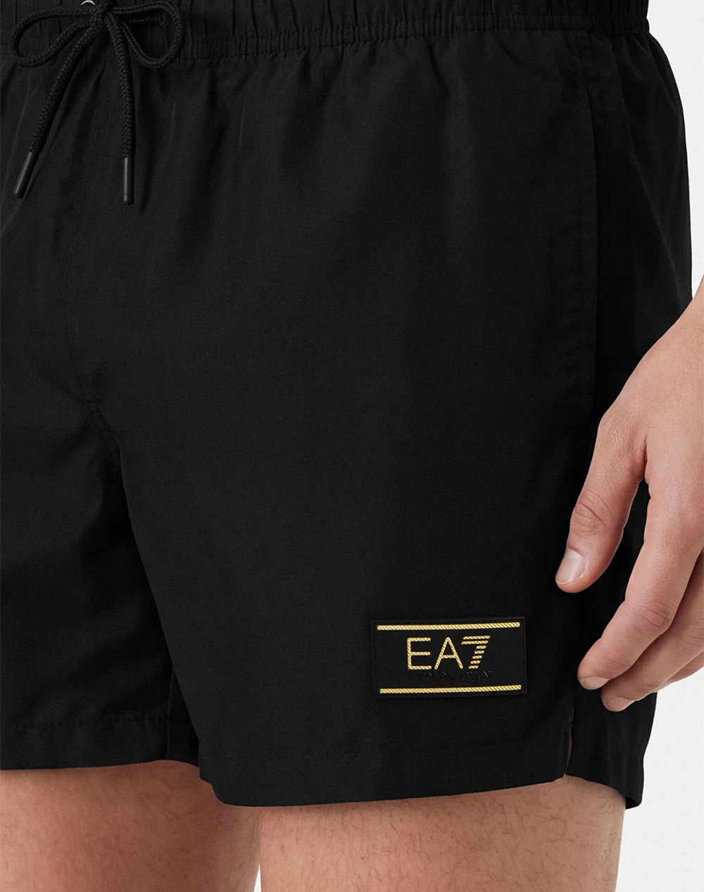 Ea7 Boxer Beachwear 7M001713Af21248-Uc001 Black ανδρικά ρούχα μαγιό Σορτς Politikos Shop Πολιτικός
