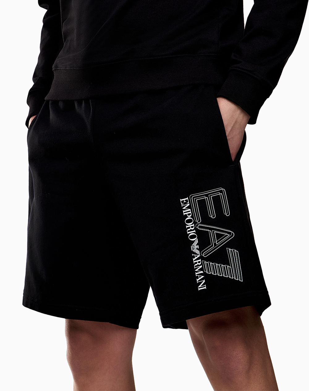 Ea7 Shorts 7M001315Af13512-Uc001 Black ανδρικά αθλητικά ρούχα Σορτς Βερμουδα Politikos Shop Πολιτικός
