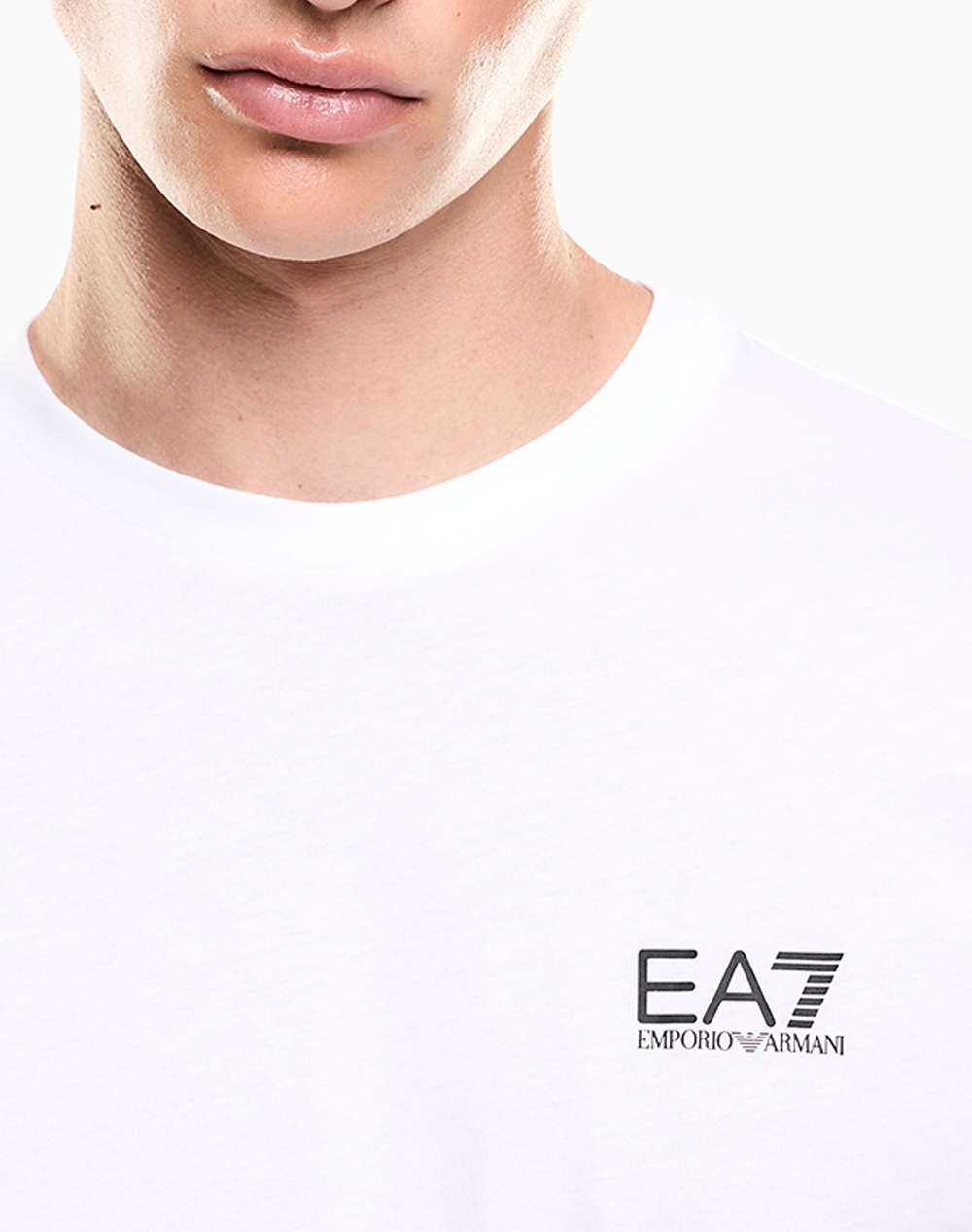 Ea7 T-Shirt 7M000567Af10375-M0003 White ανδρικά ρούχα μπλούζες Politikos Shop Πολιτικός