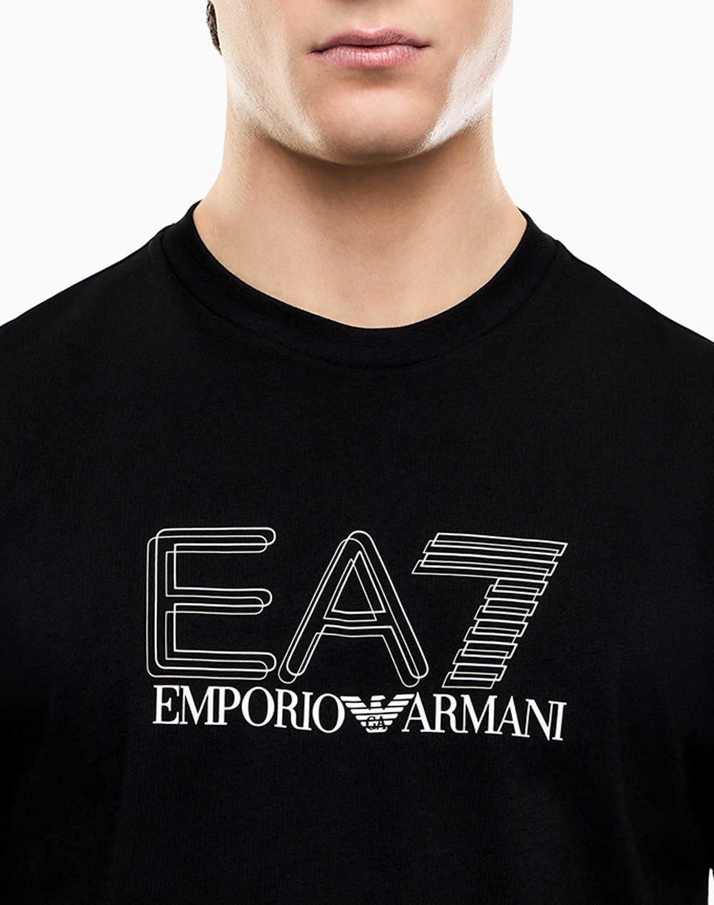 Ea7 T-Shirt 7M001307Af10375-Uc001 Black ανδρικά ρούχα μπλούζες Politikos Shop Πολιτικός