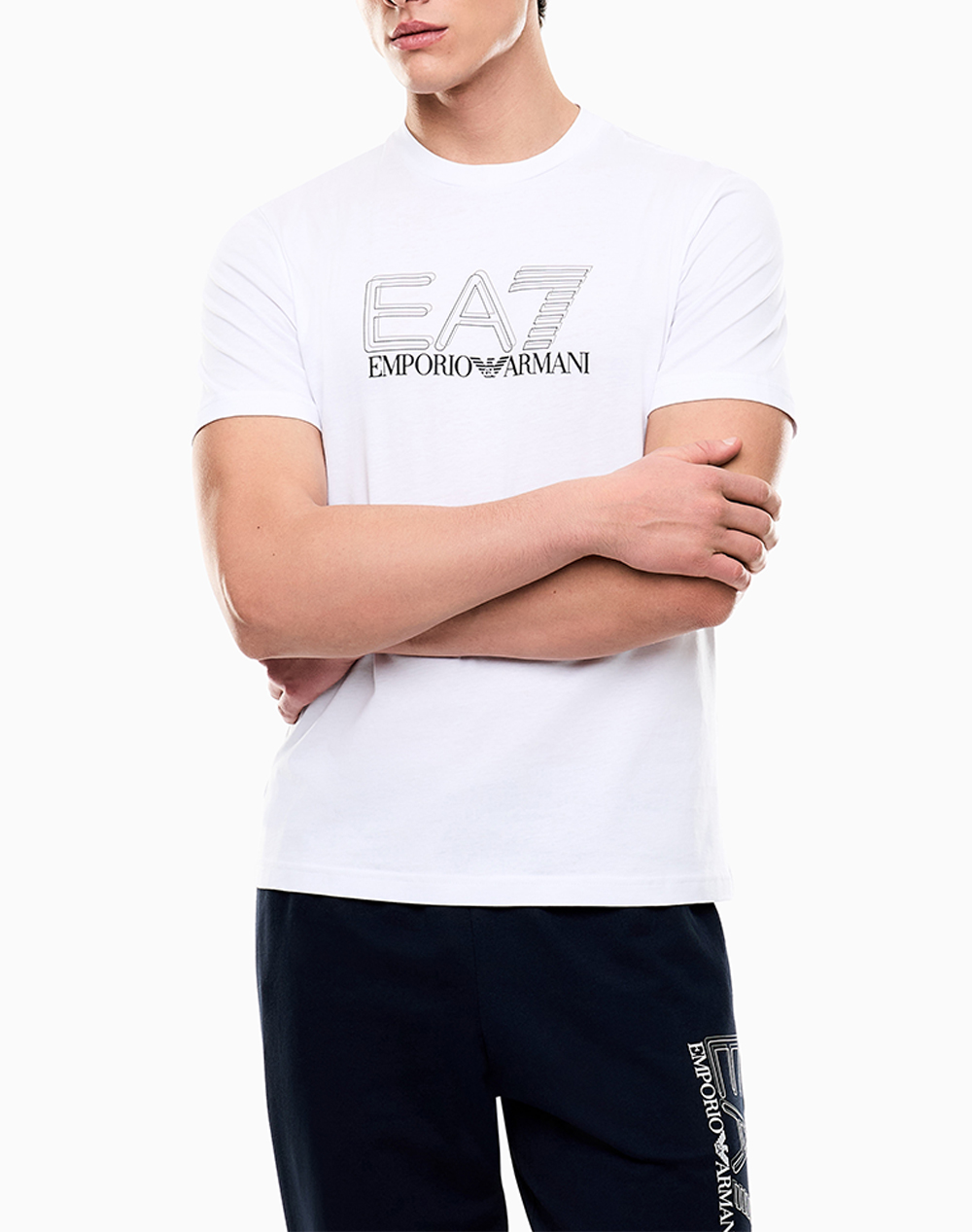 EA7 T-SHIRT 7M001307AF10375-U0002 White