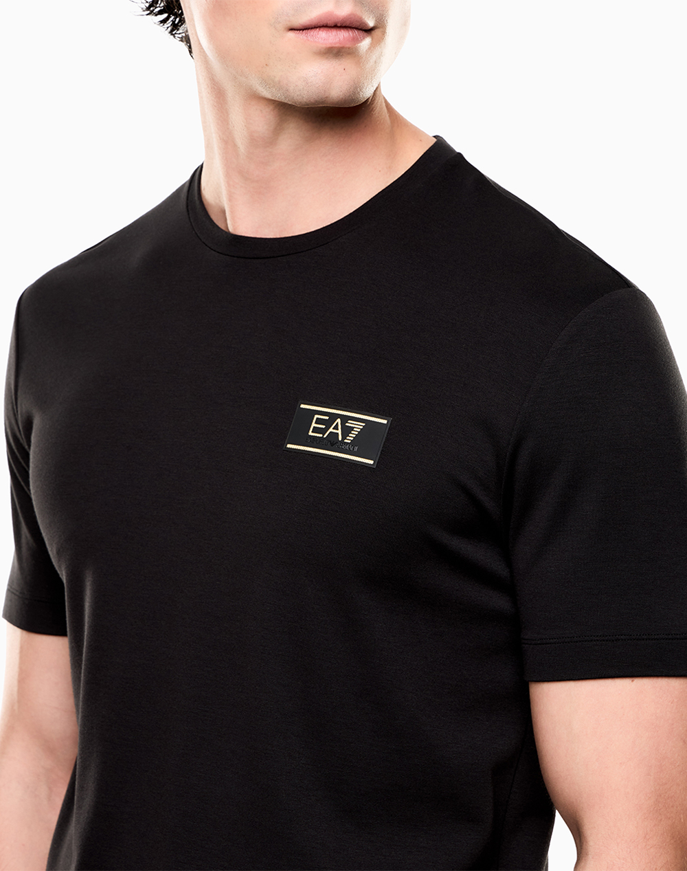 Ea7 T-Shirt 7M001331Af13739-Uc001 Black ανδρικά ρούχα μπλούζες Politikos Shop Πολιτικός