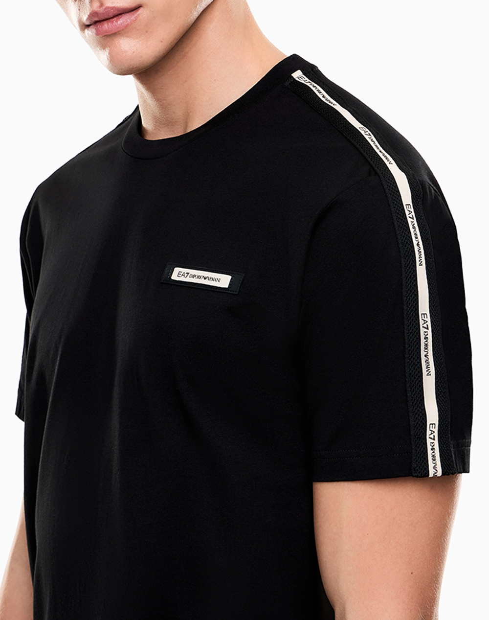 Ea7 T-Shirt 7M001476Af10375-Uc001 Black ανδρικά ρούχα μπλούζες Politikos Shop Πολιτικός