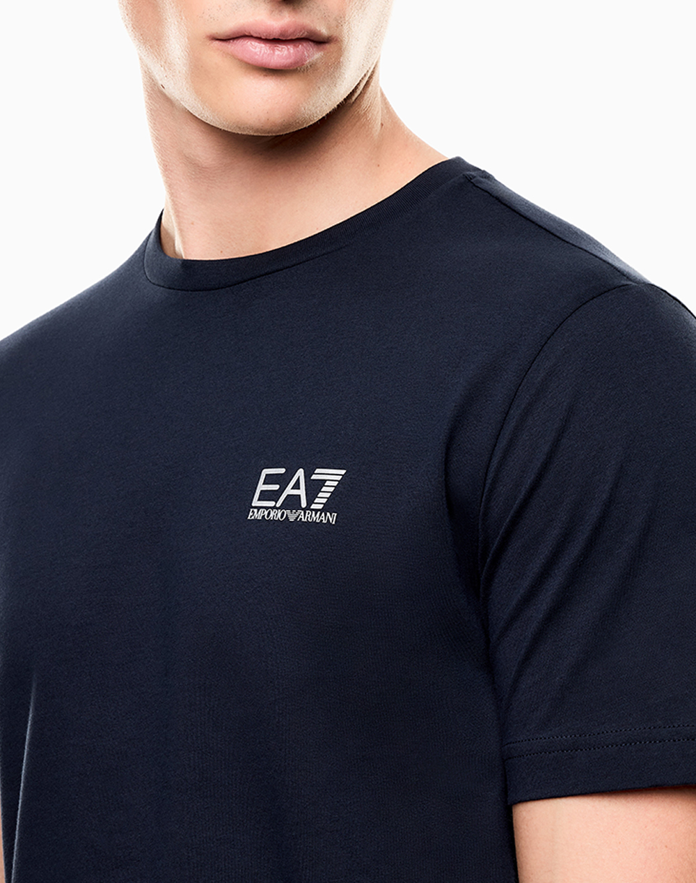Ea7 T-Shirt 8Npt25Pjvpz-0562 Navyblue ανδρικά ρούχα μπλούζες Politikos Shop Πολιτικός