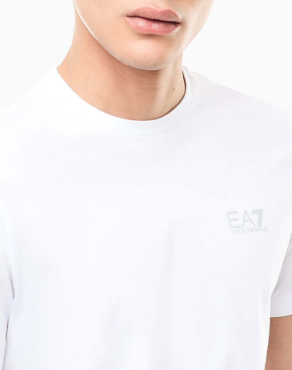 Ea7 T-Shirt 8Npt25Pjvpz-0100 Offwhite ανδρικά ρούχα μπλούζες Politikos Shop Πολιτικός