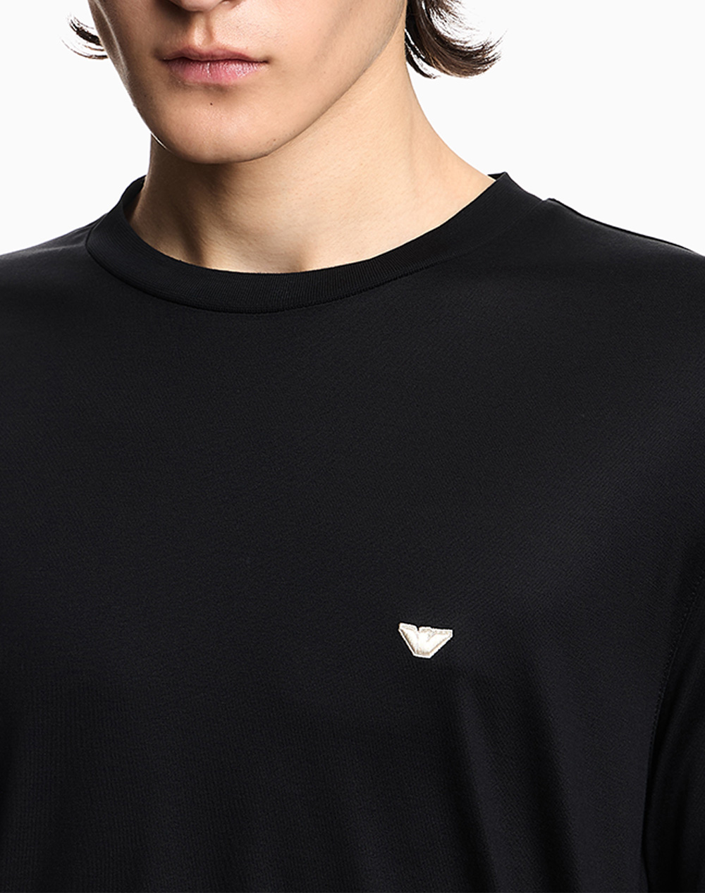 Emporio Armani T-Shirt Em004592Af13747-Uc001 Black ανδρικά ρούχα μπλούζες Politikos Shop Πολιτικός