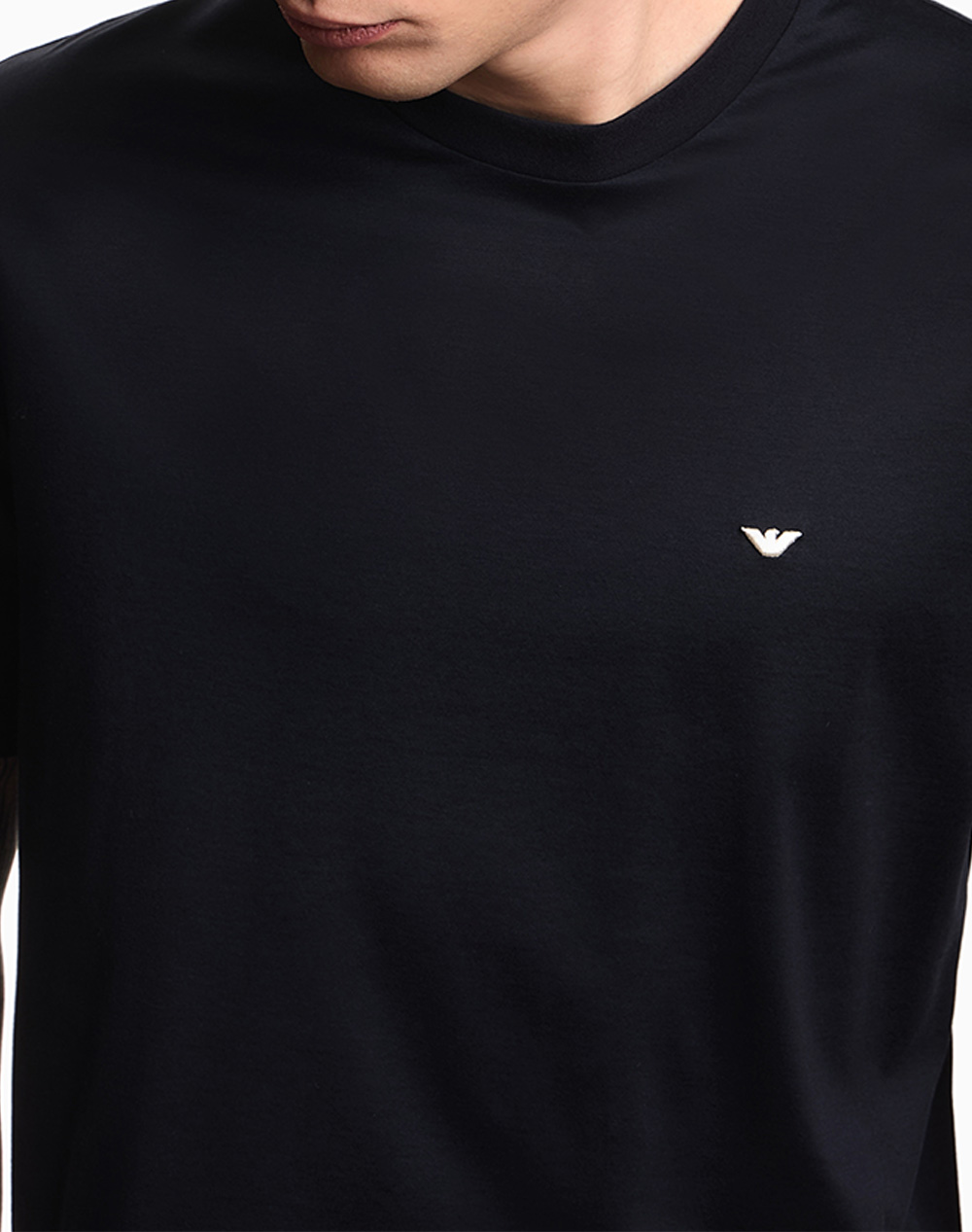 Emporio Armani T-Shirt Em004592Af13747-Ub118 Navyblue ανδρικά ρούχα μπλούζες Politikos Shop Πολιτικός