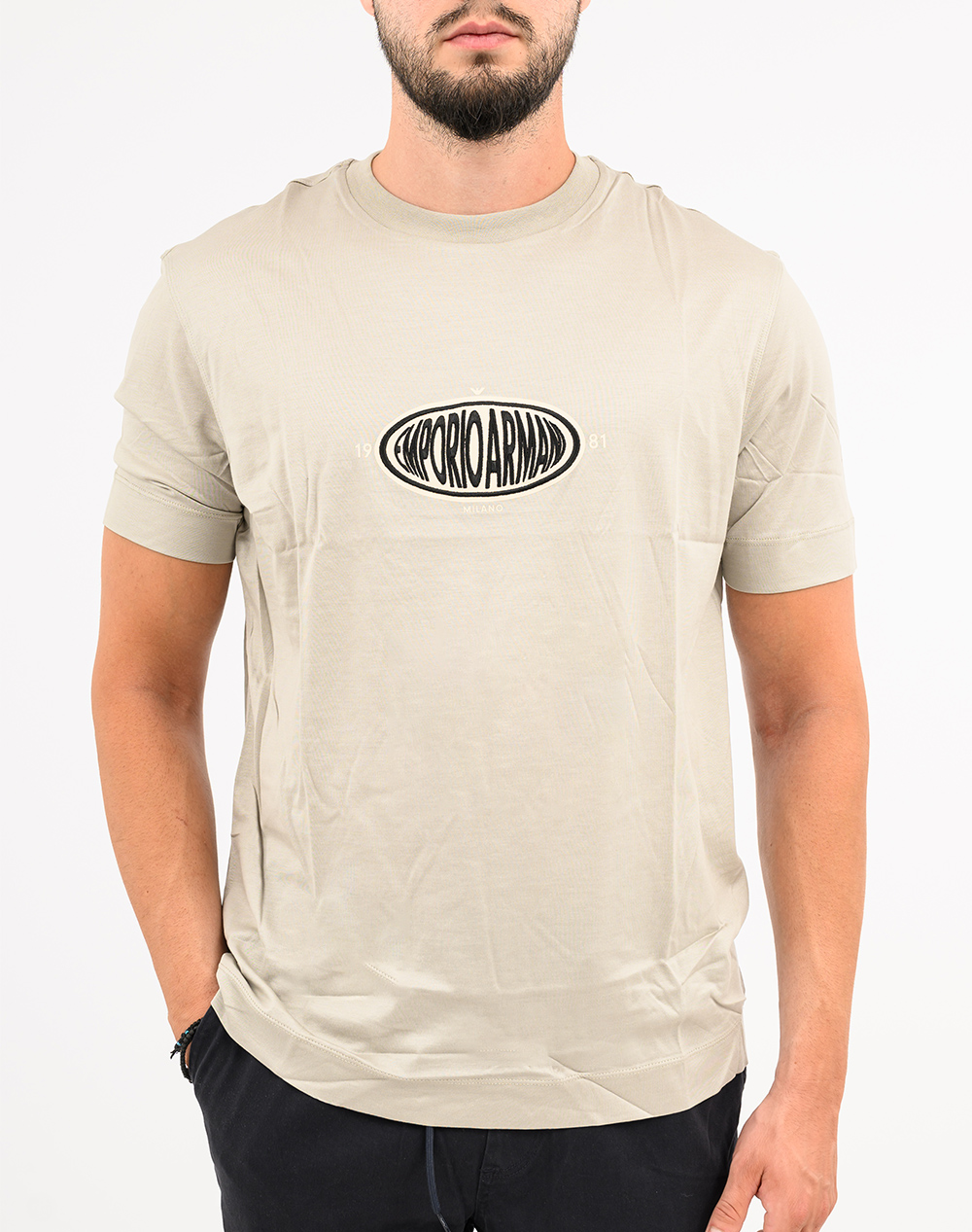 ARMANI T-SHIRT EM004916AF13747-U6272 Biege