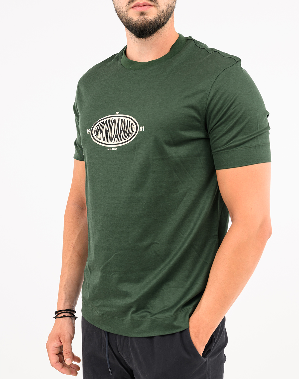 ARMANI T-SHIRT EM004916AF13747-U7263 Green