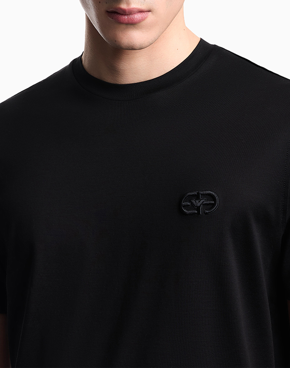 Armani T-Shirt Em004585Af10017-Uc001 Black ανδρικά ρούχα μπλούζες Politikos Shop Πολιτικός