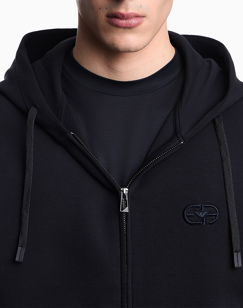Emporio Armani Sweatshirt Em004538Af10013-Ub118 Navyblue ανδρικά ρούχα ζακέτες φούτερ Politikos Shop Πολιτικός
