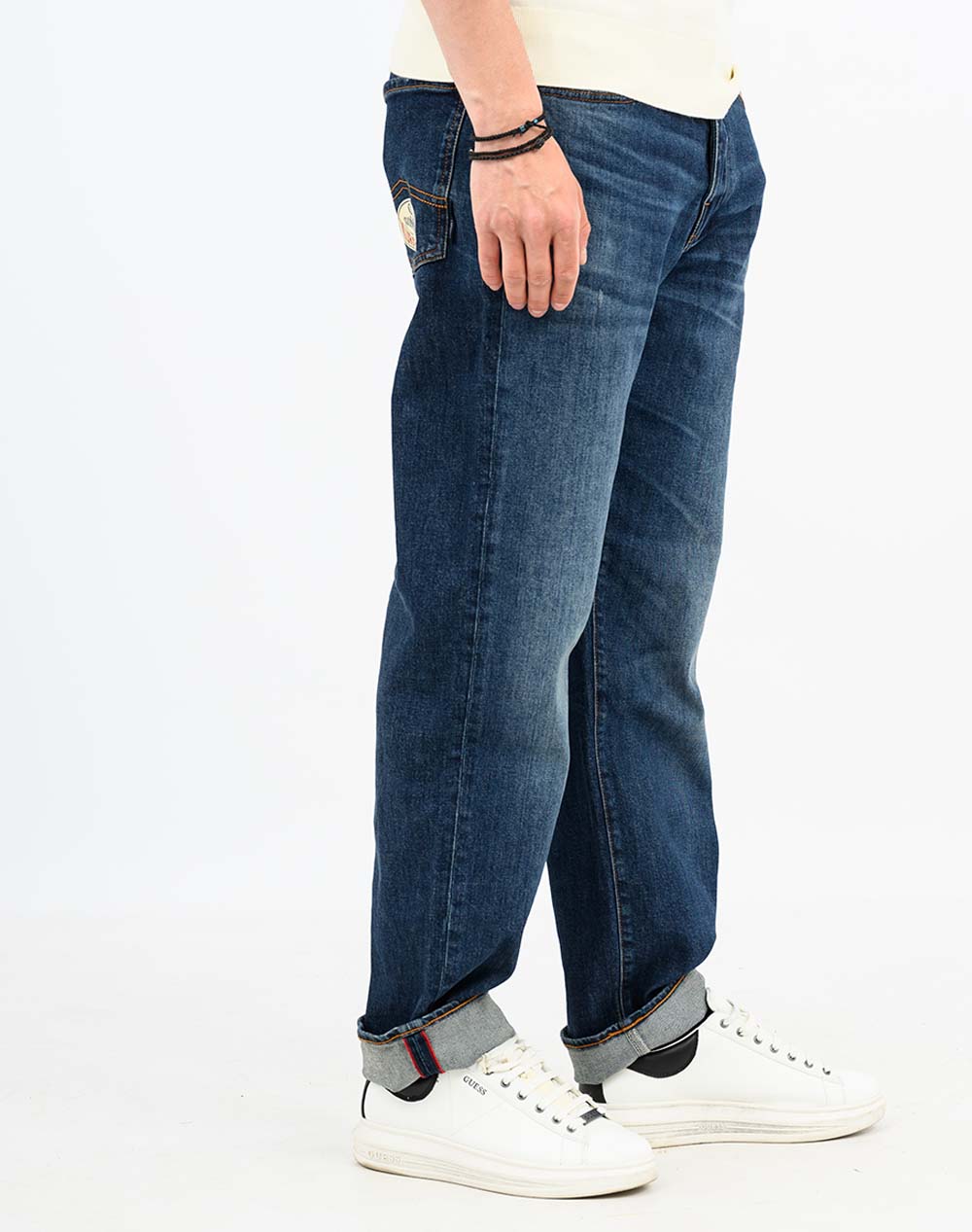 Armani Exchange 5 Pockets Pant Xm000074Af25870-Mb010 Denimdarkblue ανδρικά ρούχα παντελόνια Jeans Politikos Shop Πολιτικός