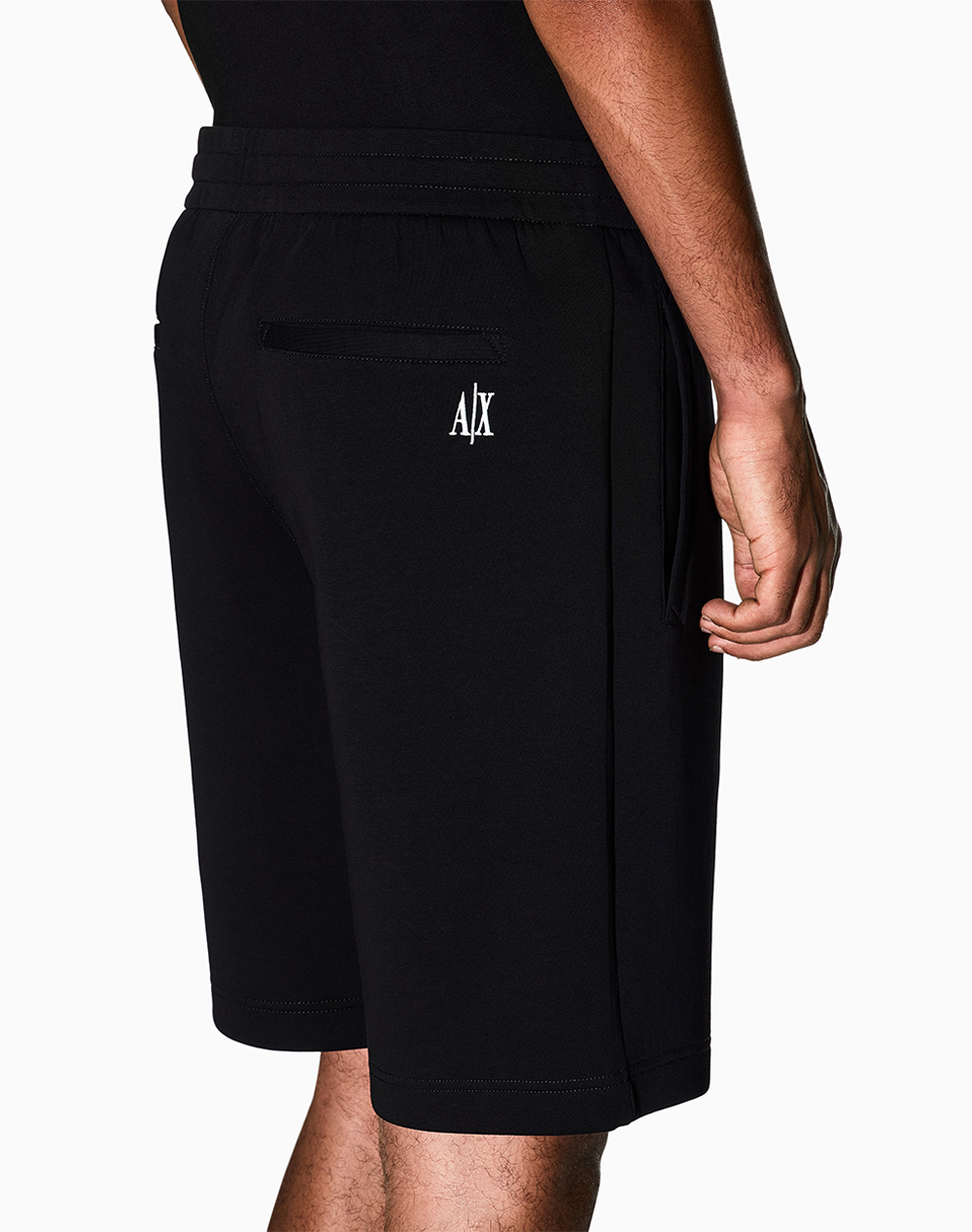 Armani Exchange Shorts Xm000372Af10818-Uc001 Black ανδρικά αθλητικά ρούχα Σορτς Βερμουδα Politikos Shop Πολιτικός