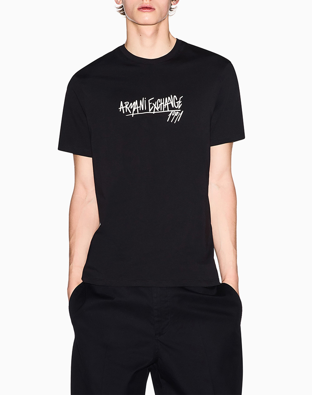 ARMANI EXCHANGE T-SHIRT XM002789AF10356-UC001 Black