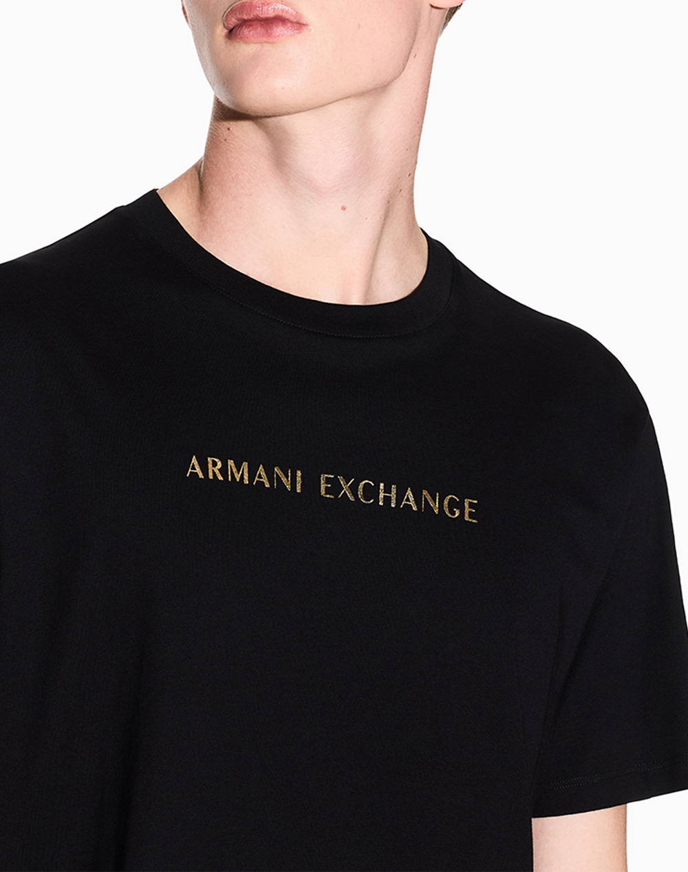 Armani Exchange T-Shirt Xm002827Af12308-Uc001 Black ανδρικά ρούχα μπλούζες Politikos Shop Πολιτικός