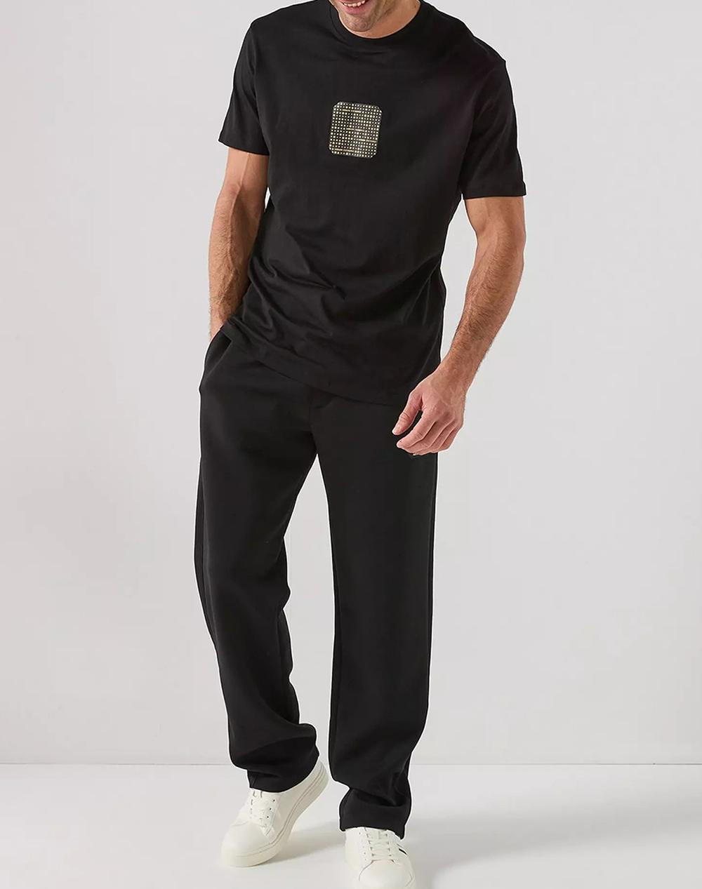 Armani Exchange T-Shirt Xm002230Af12308-Uc001 Black ανδρικά ρούχα μπλούζες Politikos Shop Πολιτικός