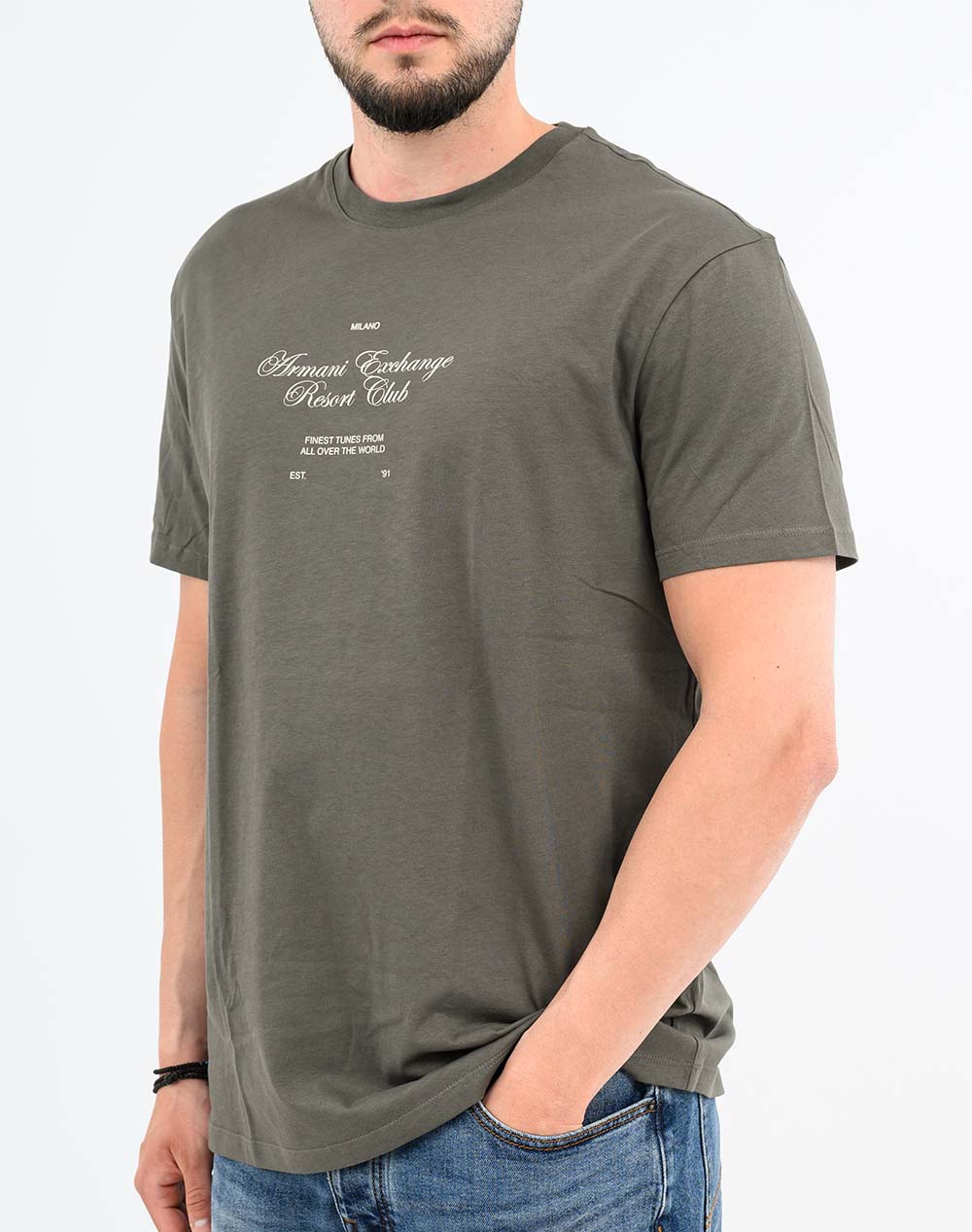 ARMANI EXCHANGE T-SHIRT XM002525AF10334-U8144 Khaki