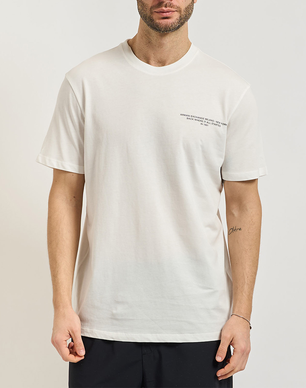 ARMANI EXCHANGE T-SHIRT XM002523AF10334-U0009 OffWhite