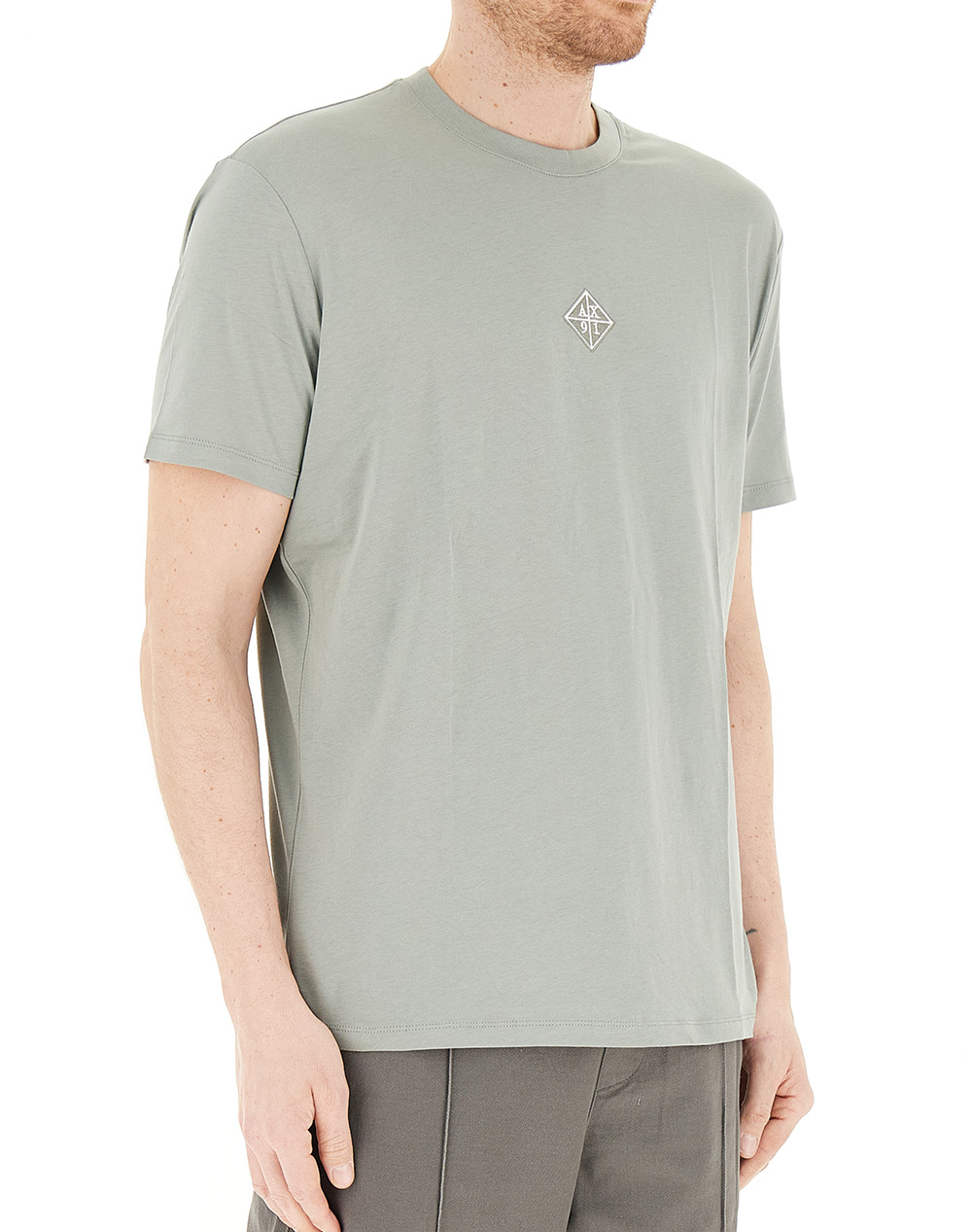 Armani Exchange T-Shirt Xm002454Af10358-U7210 Lightgreen ανδρικά ρούχα μπλούζες Politikos Shop Πολιτικός